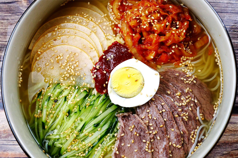 Korean cold noodles Korean cold noodles